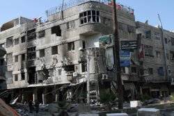 Huge blast rocks Syria government building 