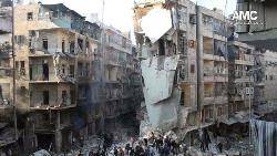 Regime air strikes pound Aleppo for fifth day 