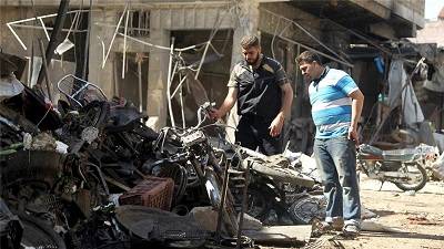  Deadly air strikes hit Idlib markets