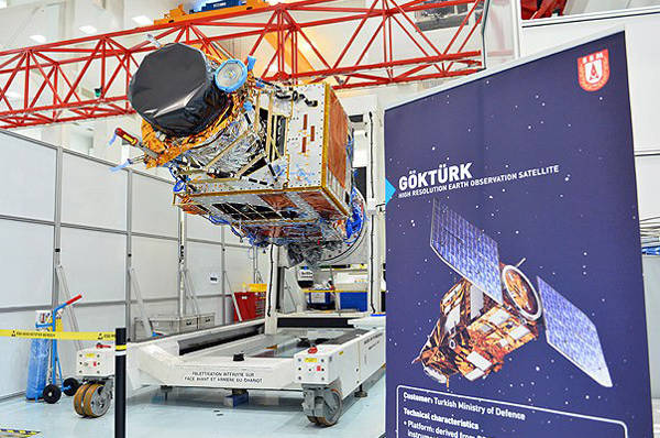 Turkey launches second military surveillance satellite