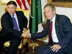 Bush Meets Separately with Musharraf & Vajpayee