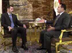 Mubarak, Assad discuss Arab efforts to preempt US war on Iraq