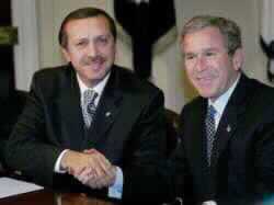 Bush Presses Turkey Cooperation on Iraq