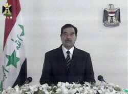 Saddam: Any Invasion of Iraq Will Fail